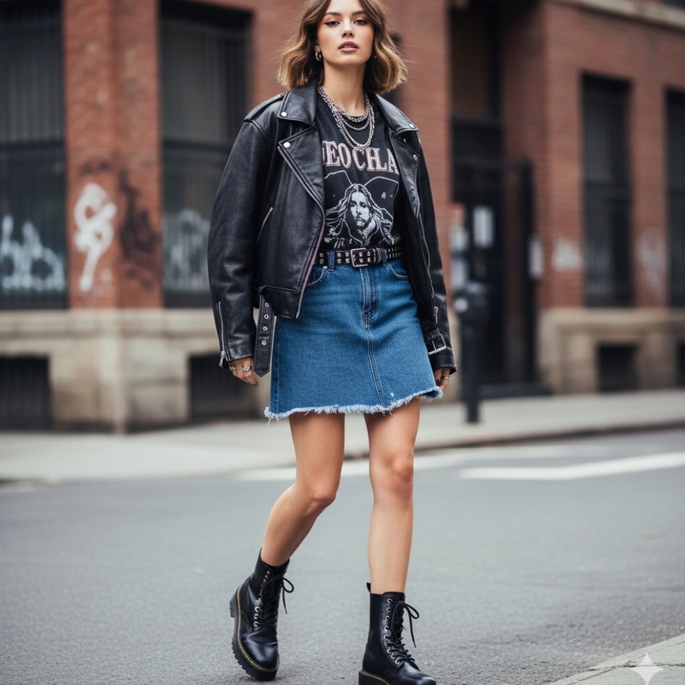 H&M Divided Denim Skirt